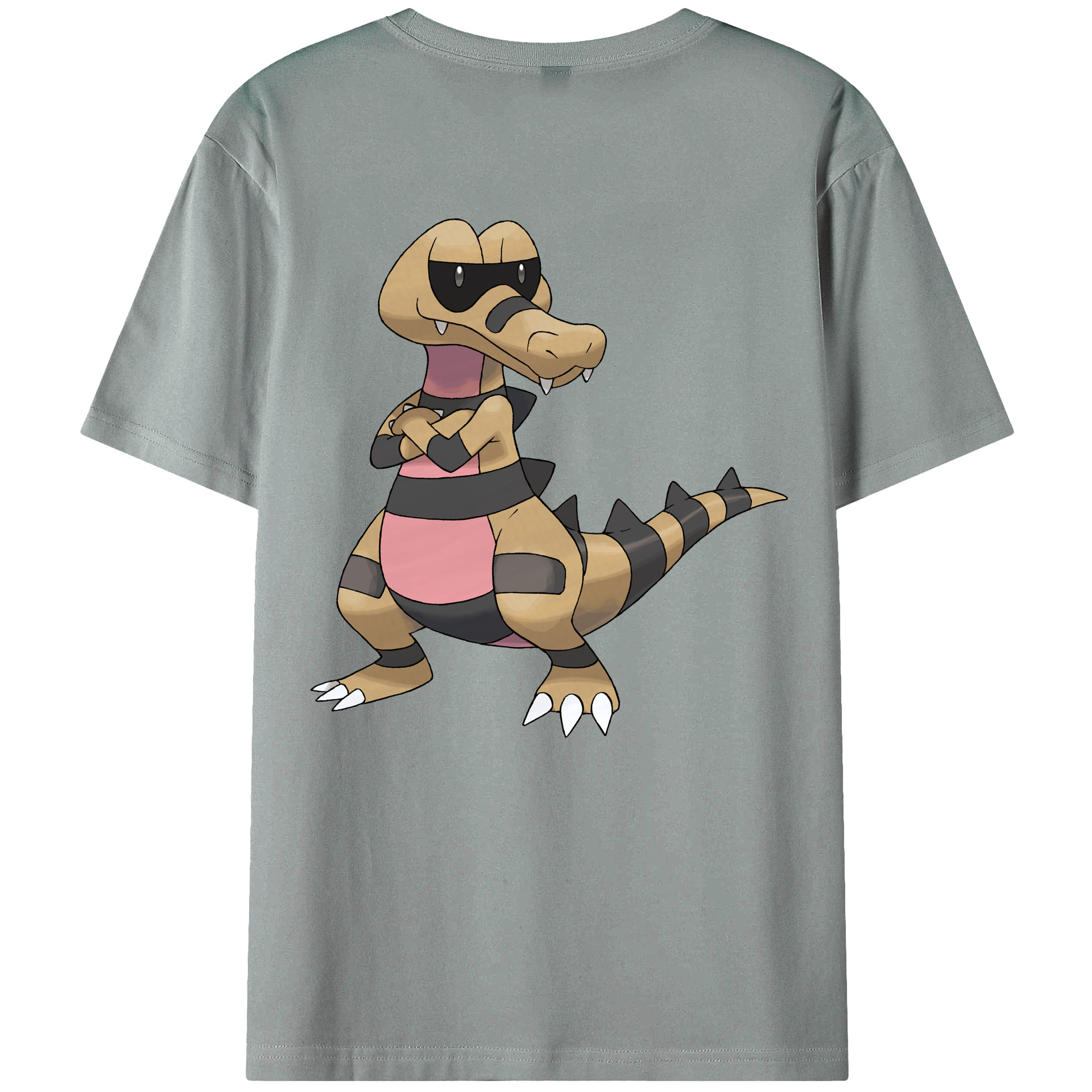 （画像用） ポケットモンスター Pokémon 綿100％ メンズ半袖Tシャツ（バックプリント） 通気性